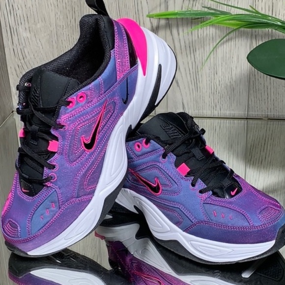 WMNS NIKE M2K Tekno Laser Fuchsia Purple - Picture 2 of 8